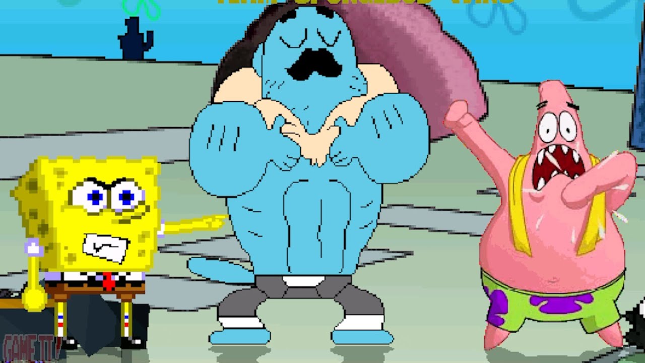 GUMBALL OP CARRIED SPONGEBOB & PATRICK | DESTROY MUGENS IN SURVIVAL MODE AT BIKINI BOTTOM