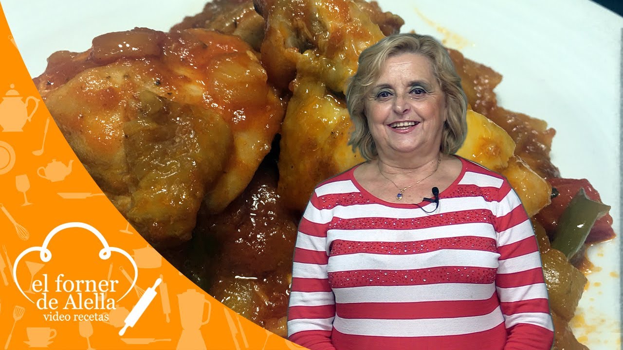 Pollo con sanfaina