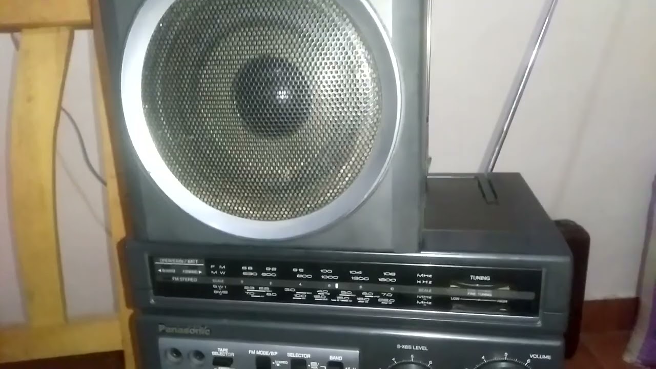 جهاز راديو وكاسيت موديل باناسونيك Rx-cs780 تحفة من الزمن الجميل Panasonic Model Rx-cs780