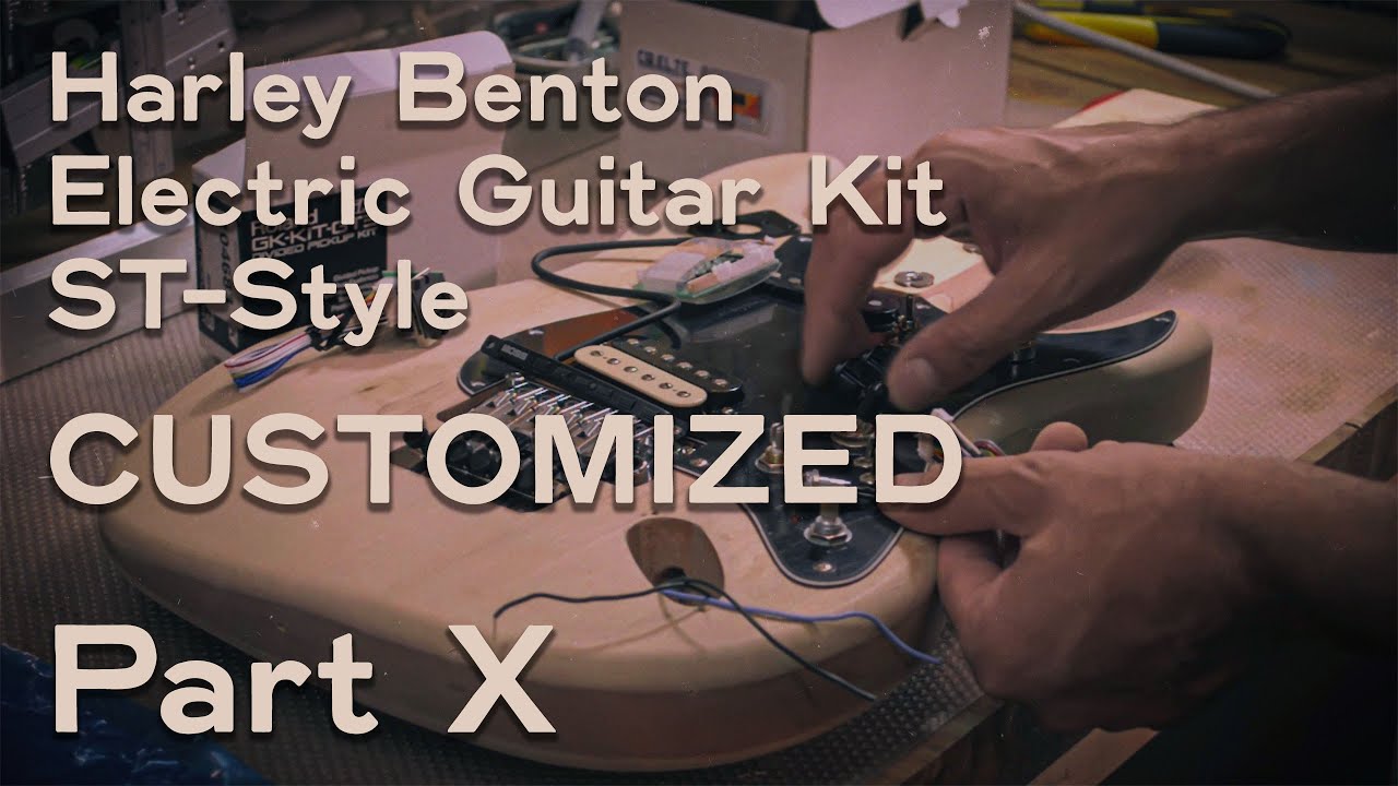 Harley Benton Guitar Kit ST-Style CUSTOMIZED, Part 10 - Roland GK-KIT-GT3 pickup installation