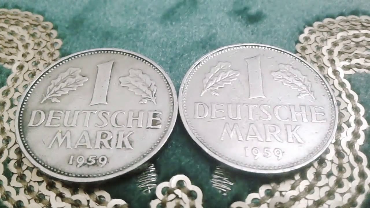 Worth Money for this Silver Currency West Germany Bundesrepublik Deutschland 1 Deutsche mark 1959