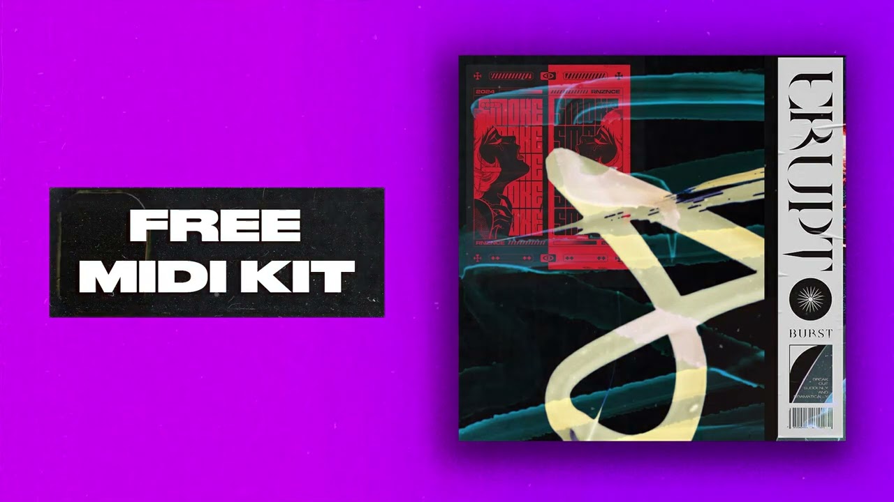 (+100) FREE TRAP 808/ HI HAT MIDI KIT BUNDLE 2025 - ''ERUPT''