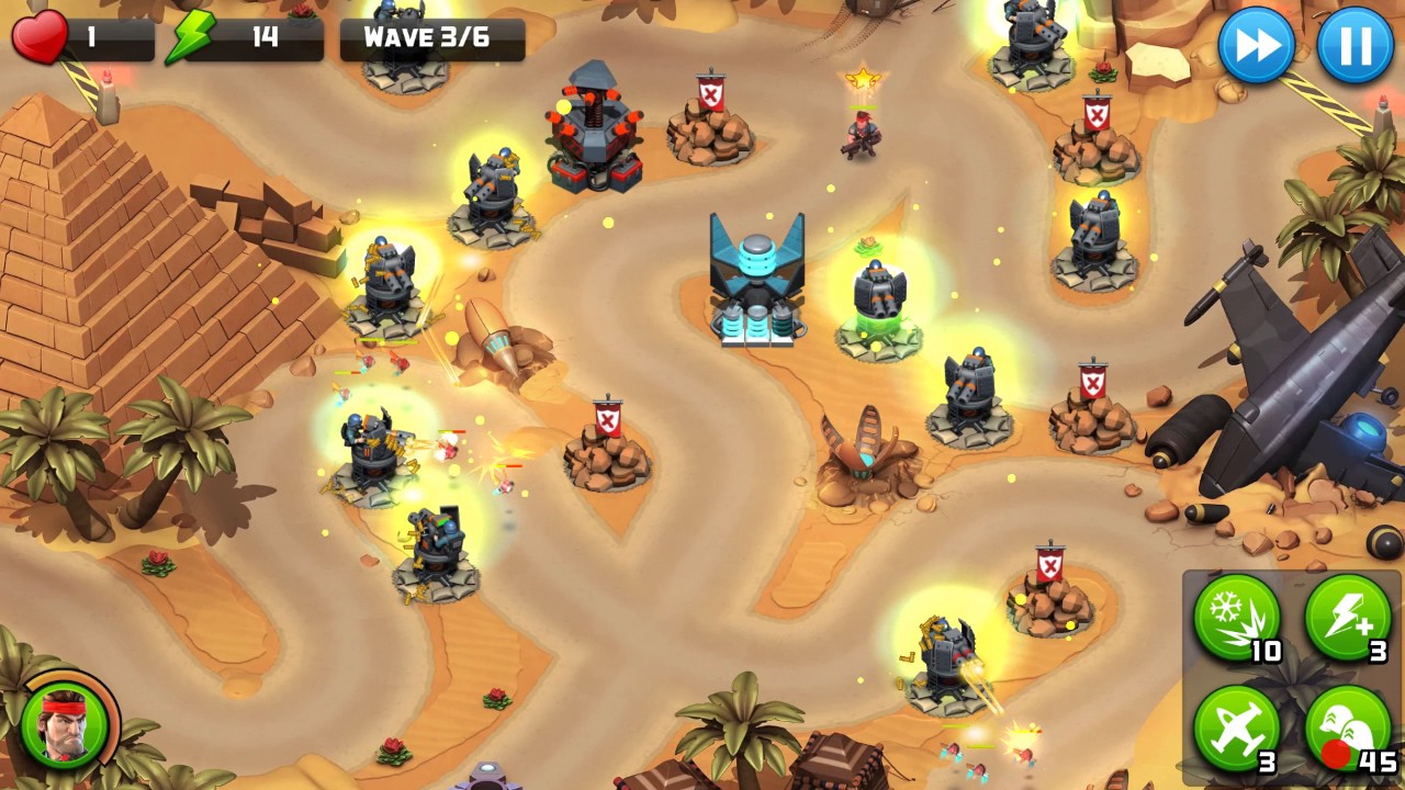 Alien Creeps TD - Level 33-Aker's Gate - Veteran