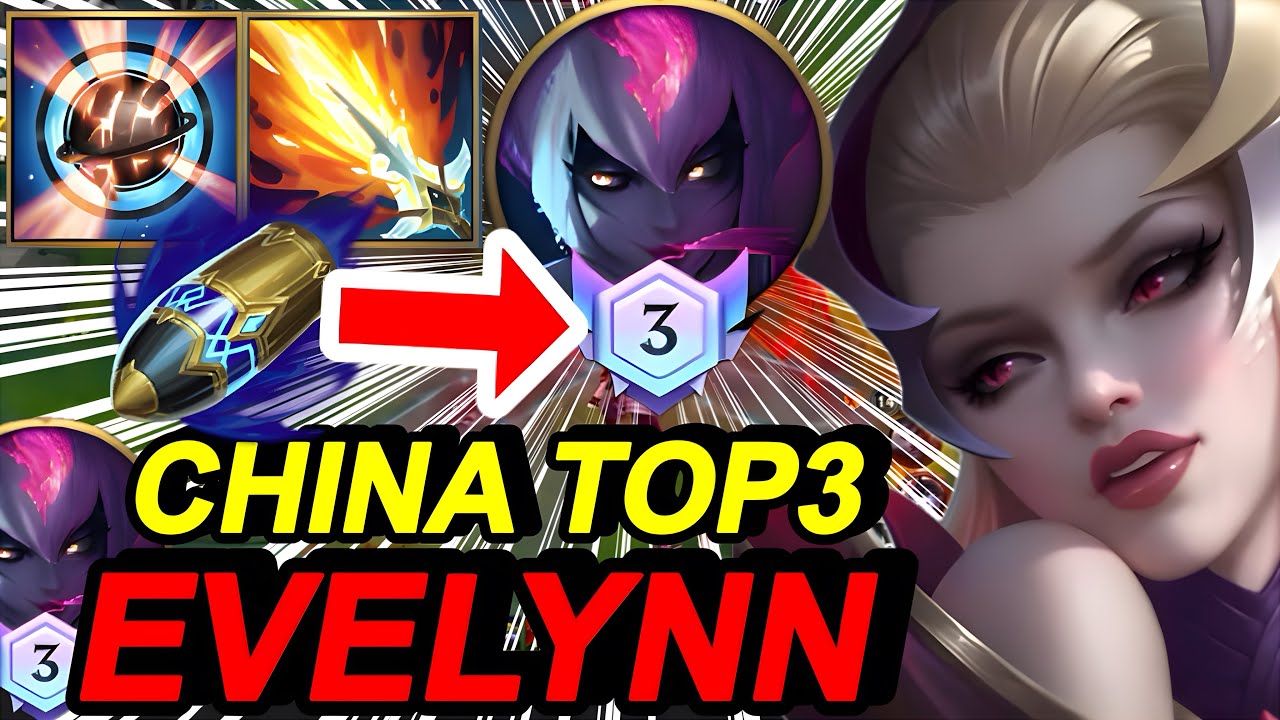 Wild Rift China Evelynn Jungle - Solo Rank OP Jungler - Best Build Rune - China Server Rank Gameplay