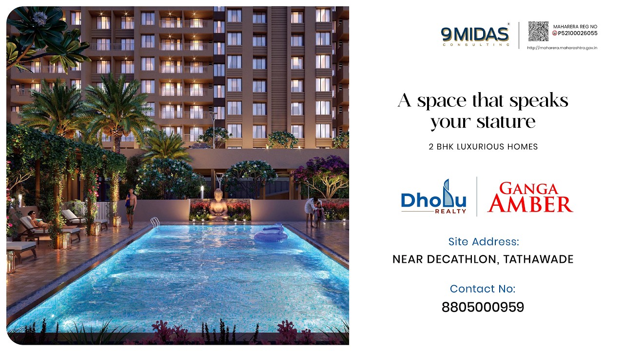 Ganga Amber – A Landmark Address by Dholu Realty | Prime Location & Seamless Connectivity