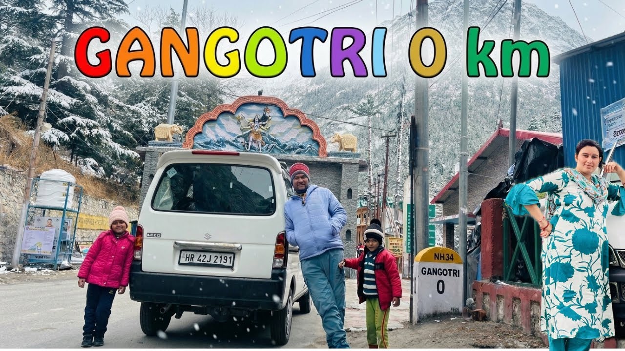 UTTARKASHI TRIP WITH SLEEPER CAR | GANGOTRI TRIP BY ROAD | HARSHIL TO GANGOTRI |