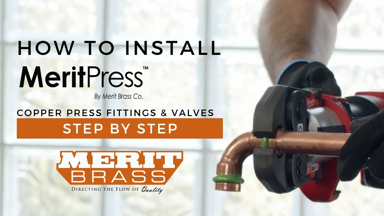 How to Install Copper Press Fittings (MeritPress™ in Copper)