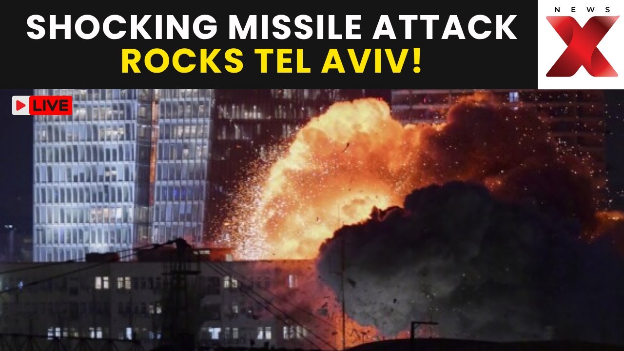 Iran Attacks Tel Aviv LIVE | Massive Iran Missile Barrage Targets Tel Aviv Overnight