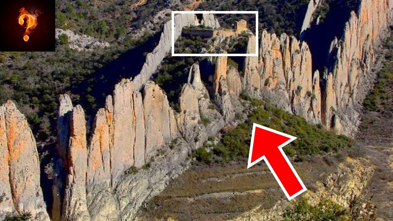 Гигантская окаменевшая стена в Уэске?