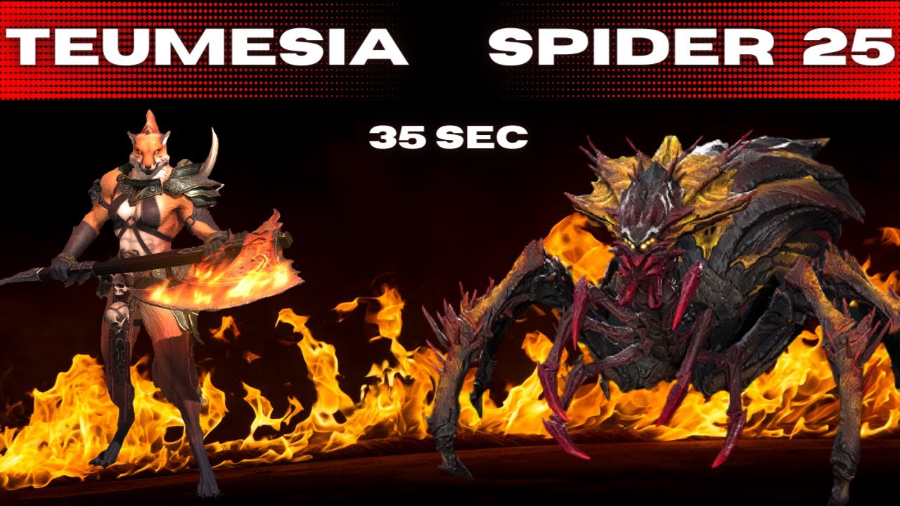 Teumesia Spider 25 / Raid shadow legends