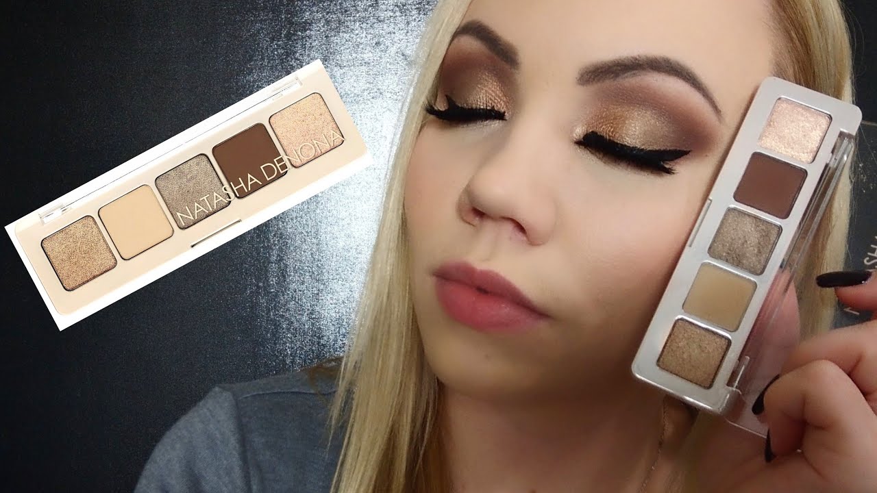 *New* Natasha Denona Mini Glam palette Review/Tutorial/swatches| Fair Skin 2020 |Cool Toned look