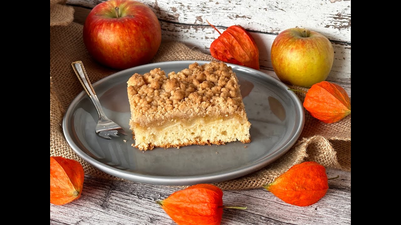 🍎Omas Ruck Zuck Apfelkuchen mit Streuseln 🍎- Thermomix® TM31® / TM5® / TM6®