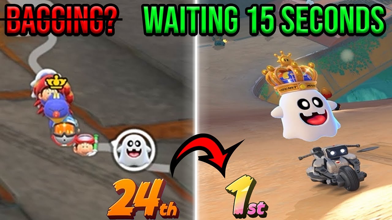 Mario Kart World, but I have to wait 15 seconds before I go forward