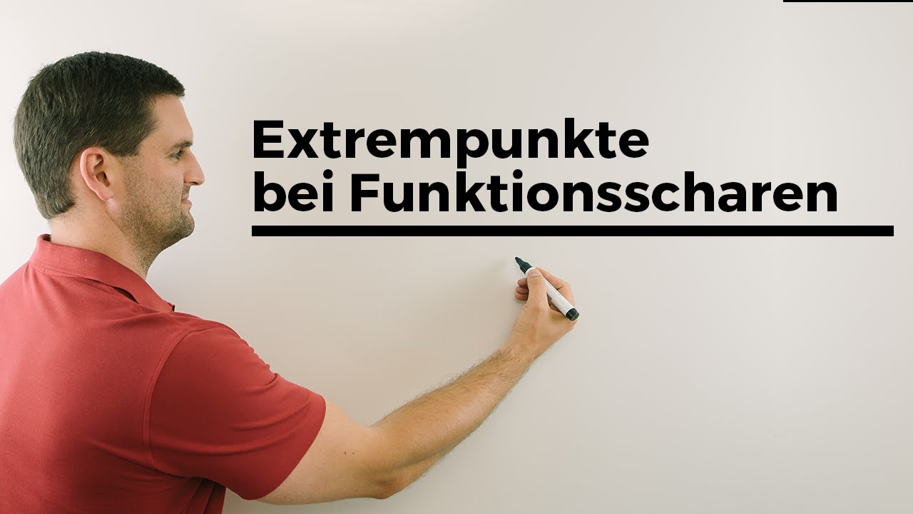 Extrempunkte bei Funktionsscharen, Hochpunkt, Tiefpunkt | Mathe by Daniel Jung