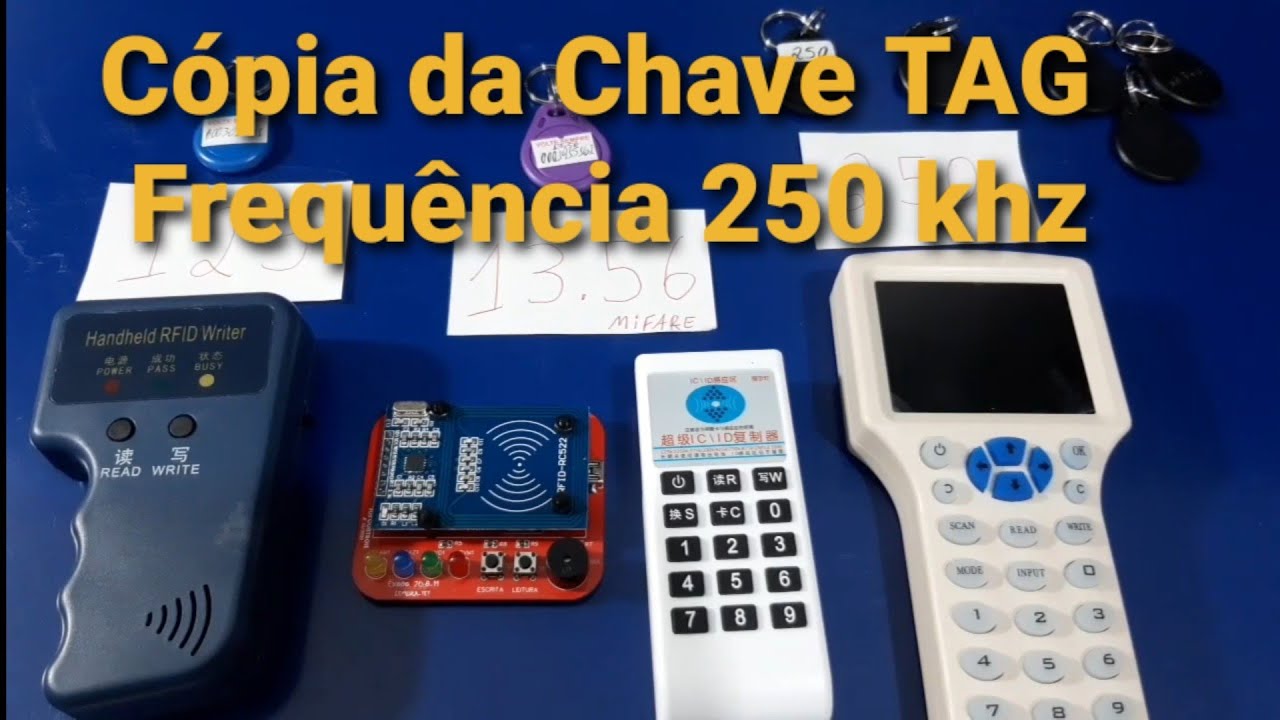 ✅Cópia da Chave TAG Frequência 250 khz - @CHAVEIRO H M - Locksmith
