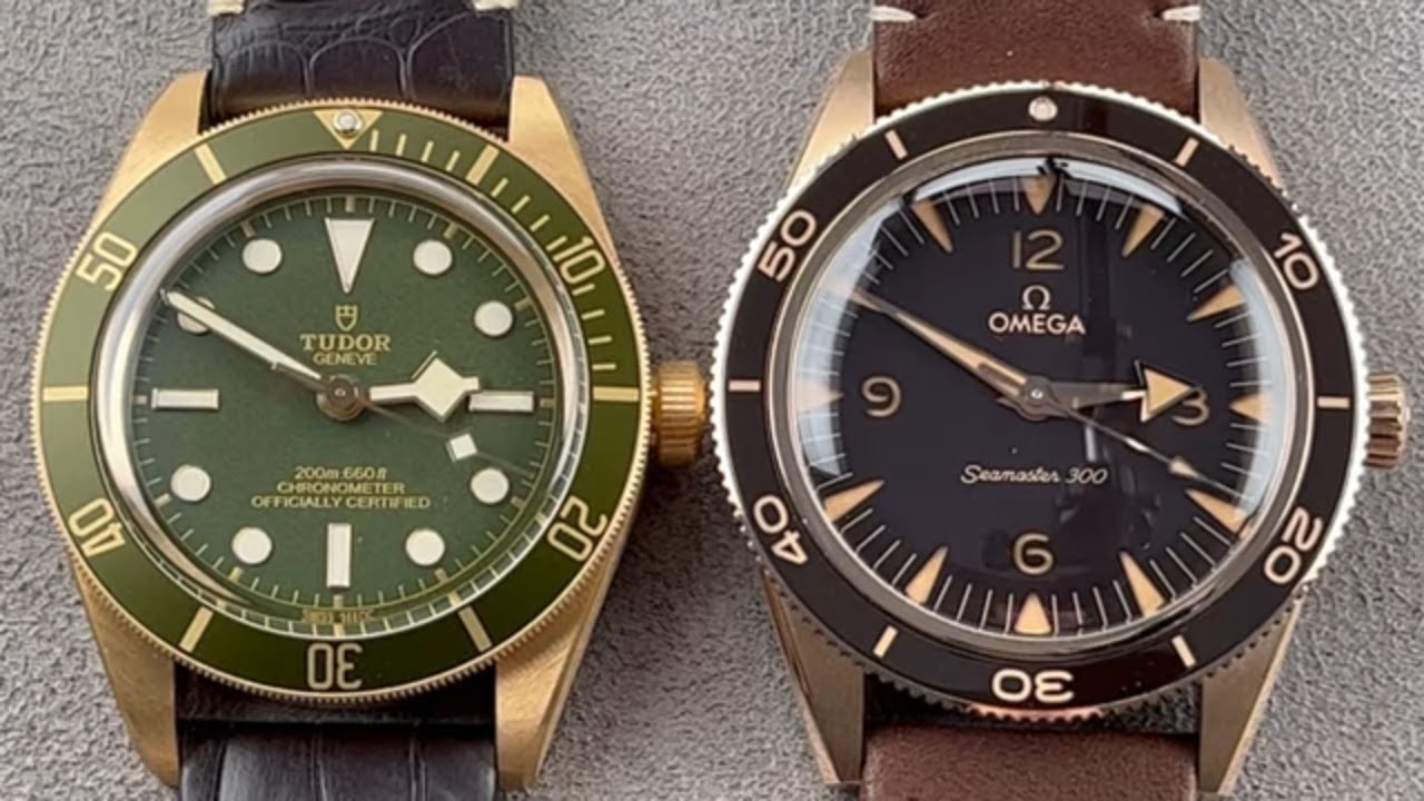 Omega Seamaster 300 vs Tudor Black Bay Fifty Eight 18K: Tudor 79018V vs Omega 234.92.41.21.10.001