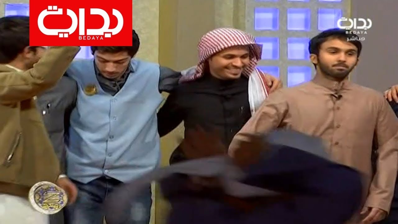 مشاركة ناصر الحربي المتسابقين في العرضة على شيلة بسم الله نبتدي | 
