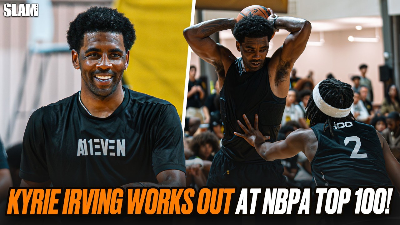 Kyrie Irving Worked Out with the Nation's Top HS Hoopers at NBPA Top 100 Camp 🚨😮&zwj;💨