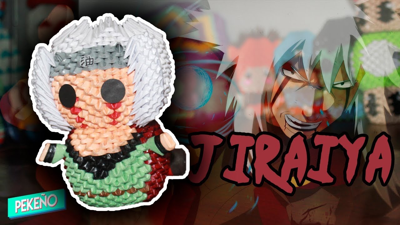 Jiraiya 3D Origami | Pekeño ♥