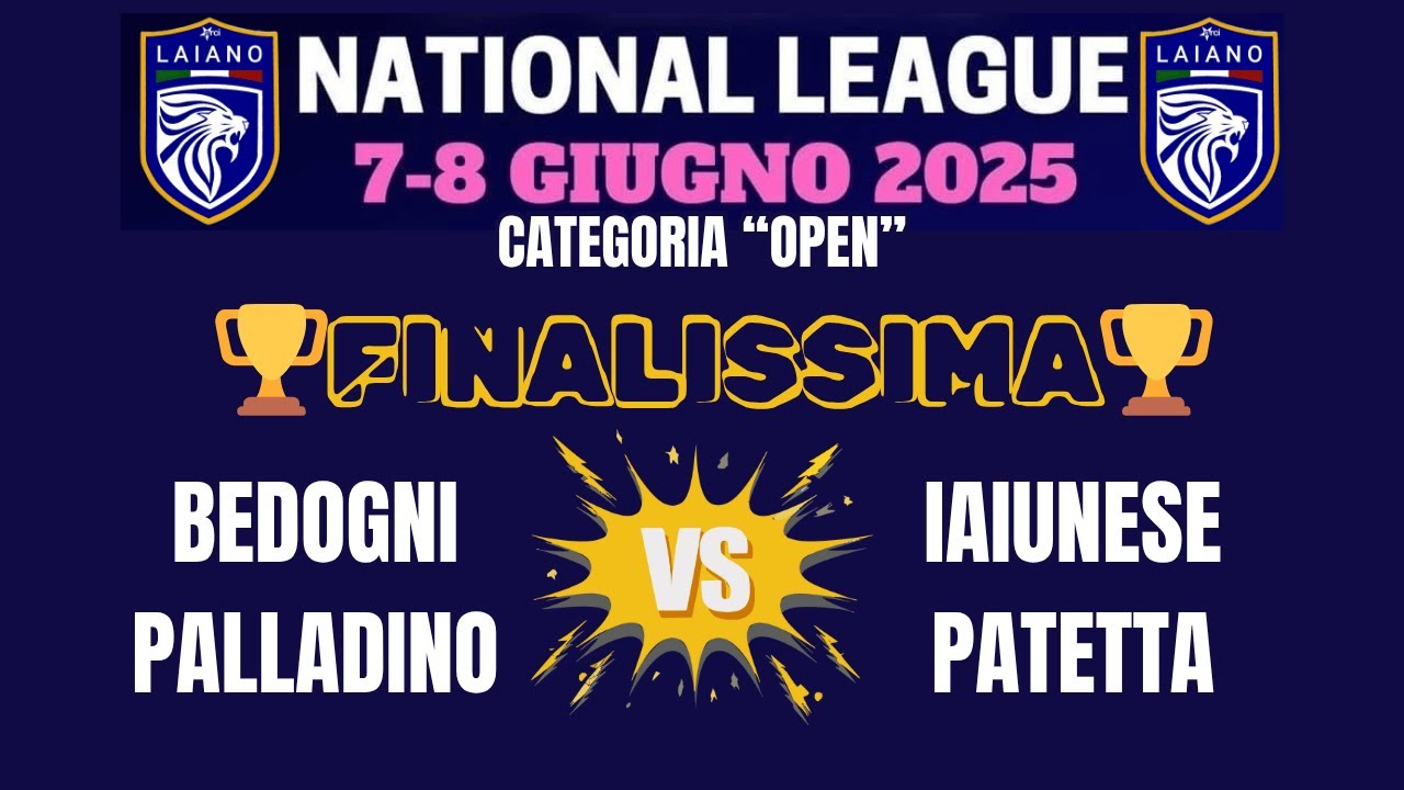 FINALE!🏆 Palladino - Bedogni 🆚 Iaiunese - Patetta | National League 16 | CALCIO BALILLA 