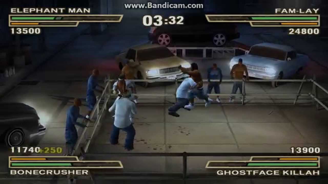 Controlling 2-Players vs. 2 Hard CPUs in Def Jam Fight to NY on dolphin emulator 1080p