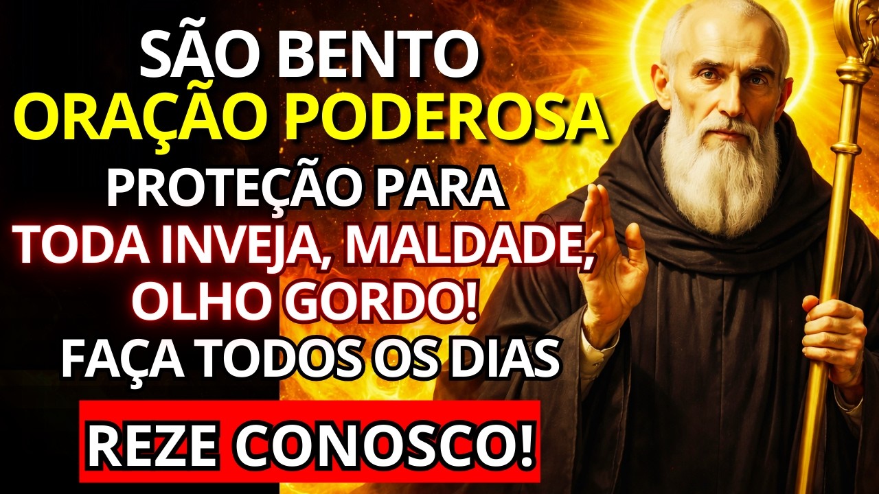 CUIDADO! Não saia de casa sem esta ORAÇÃO DE SÃO BENTO para PROTEÇÃO DIVINA