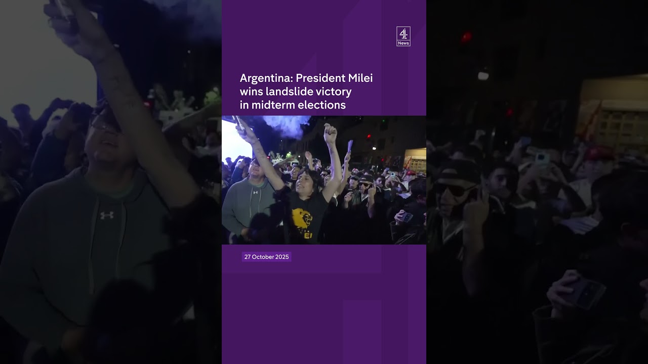 Argentina: President Milei wins landslide victory in midterm elections
