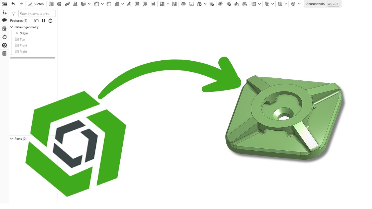 Tutorial de Onshape #8 | Haciendo un sujeta cinchos