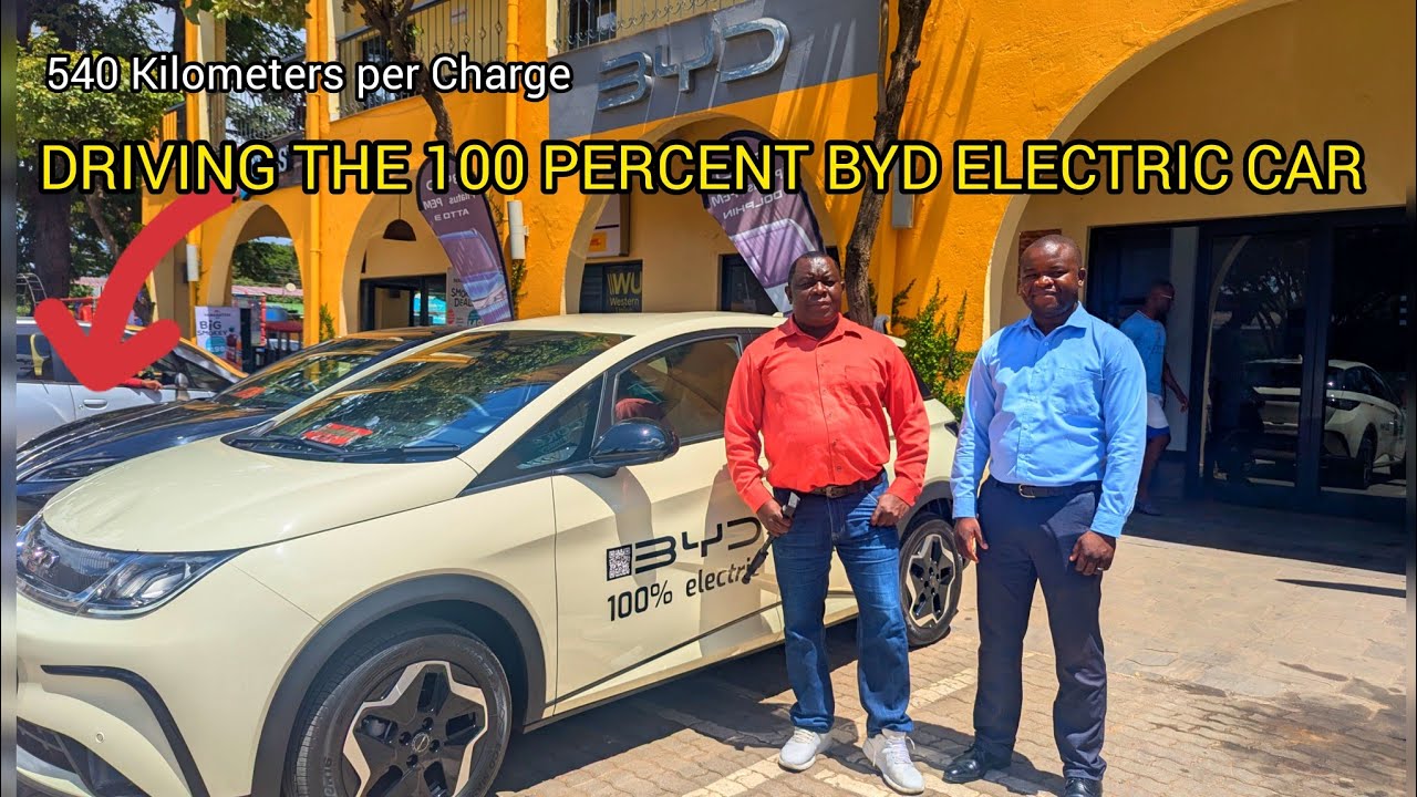 Driving The First Electric Car In Zambia:BYD Dolphin 🐬 In Zambia