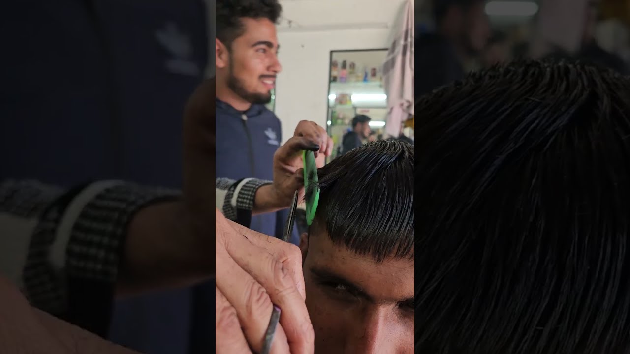 Indian man haircut series 38