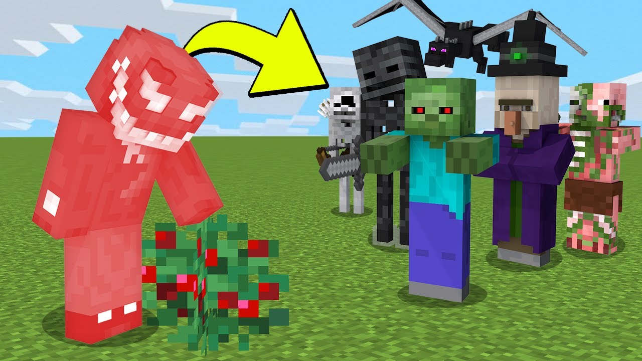 MINECRAFT, ale GDY BOLI POJAWIAJĄ SIĘ MOBY!