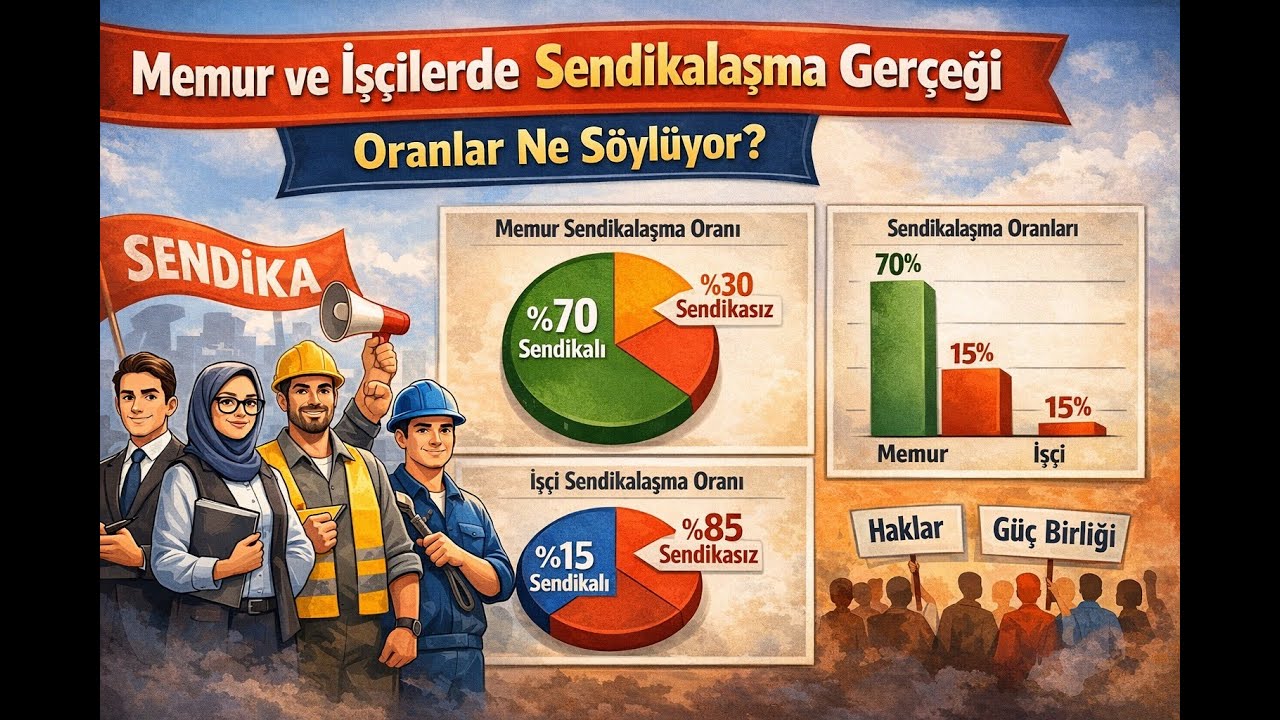 Memur ve İşçilerde Sendikalaşma Gerçeği I Oranlar Ne Söylüyor?