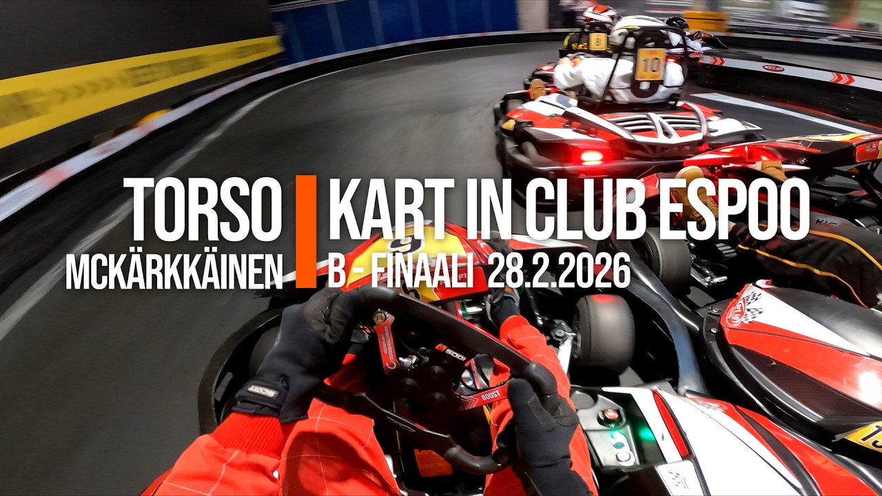 Kart In Club Espoo 28.2.2026, Kart-Keket, Torso McKärkkäinen, B-Finaali
