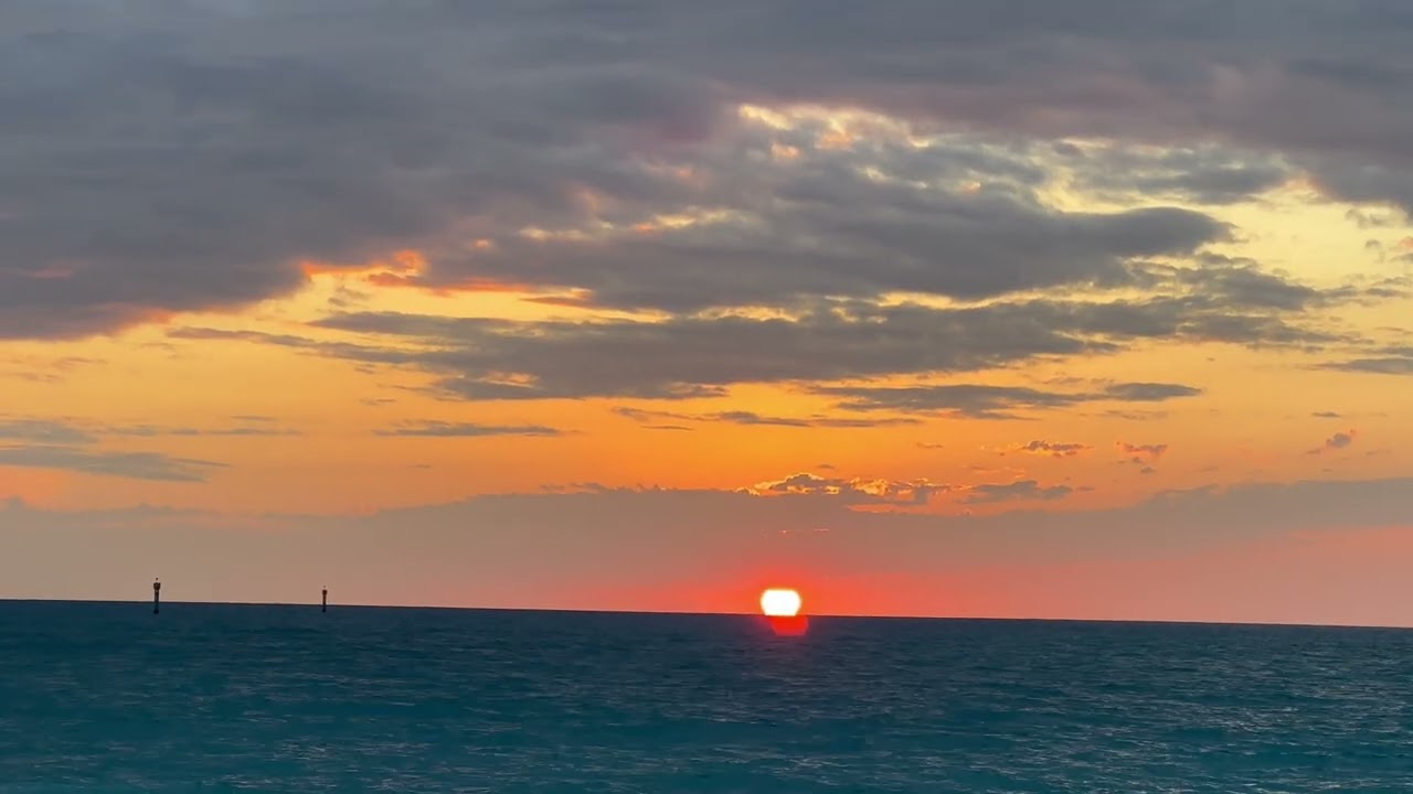 Sunset at Ocean Cay