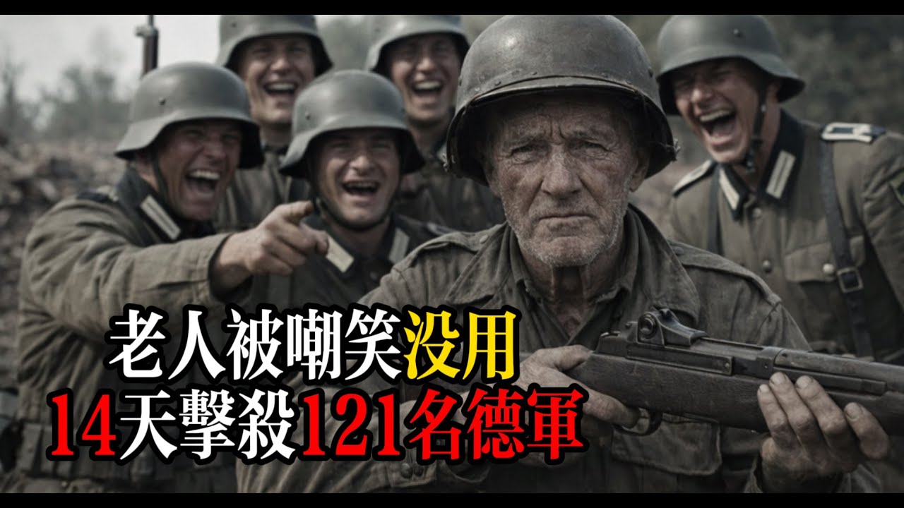 老人被嘲笑沒用，沒想到14天內竟怒殺121名德軍，所有人都傻眼了！
