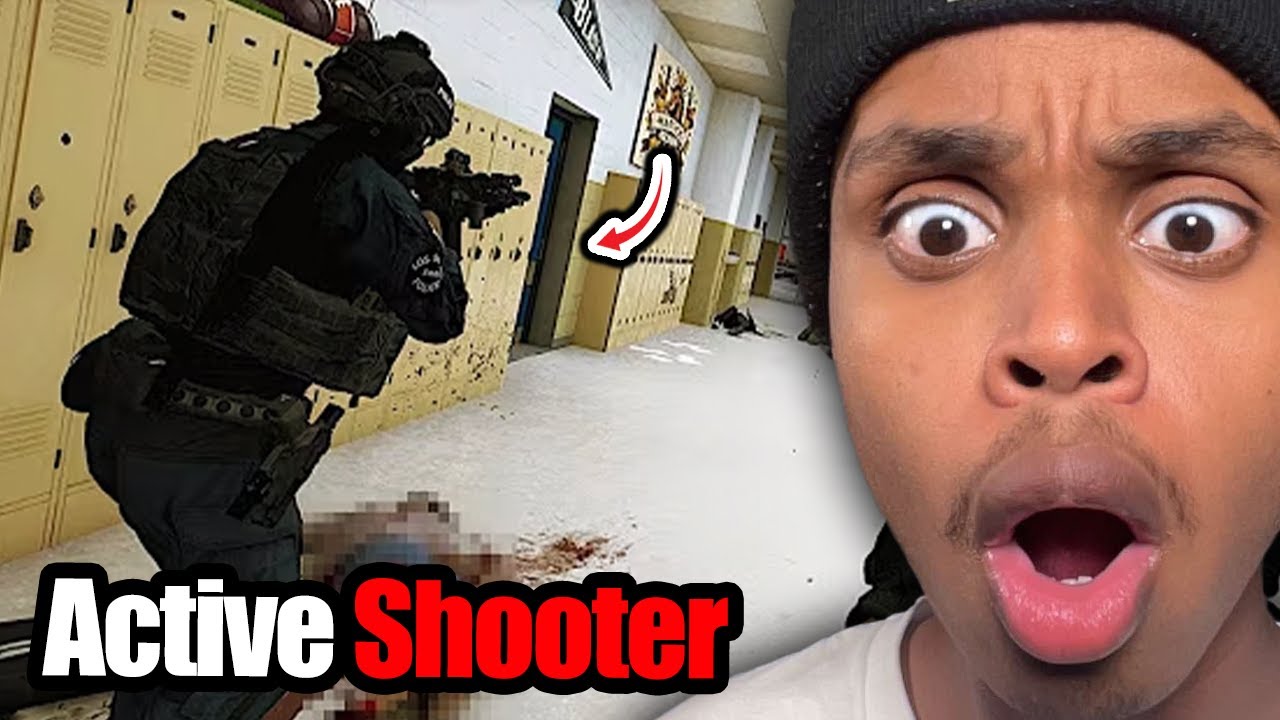 I HAVE TO ESCAPE THE SCHOOL SHOOTER..