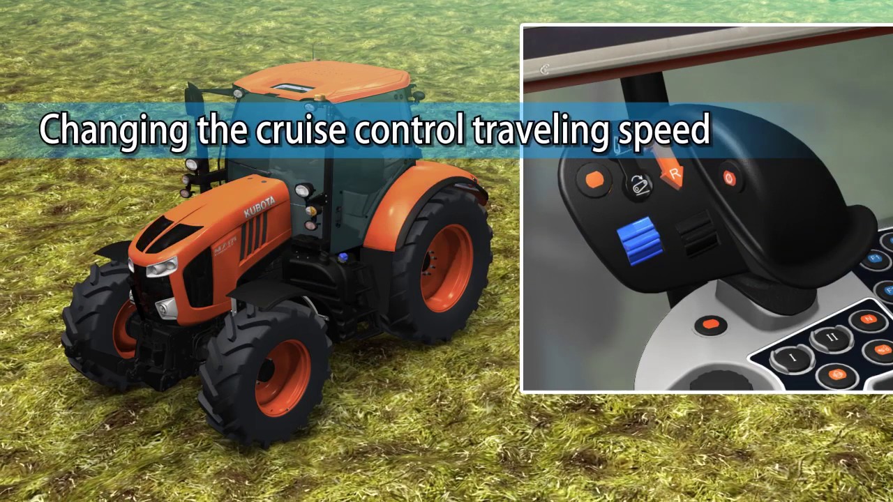 kubota M7001 series opereting3
