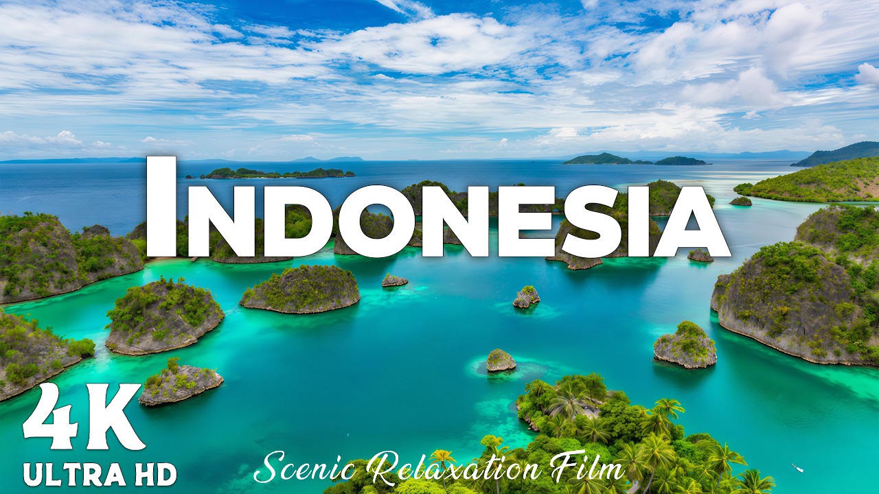 Indonesia 4K – Bali, Komodo & Raja Ampat Paradise | Scenic Nature Relaxation