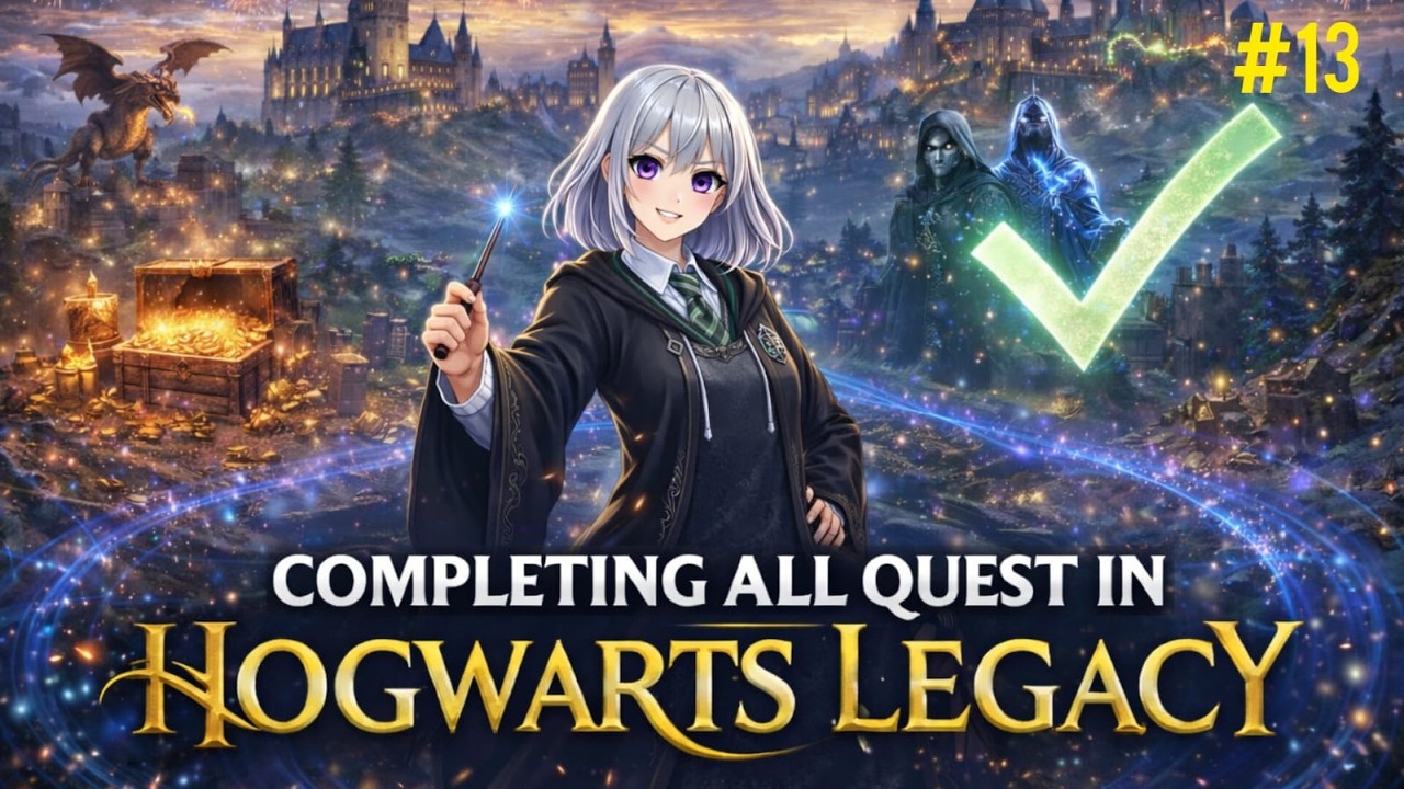 Let’s Complete All Quest in HAGWARTS LEGACY || DAY 13 || #live #girlgamer #hogwartslegacy