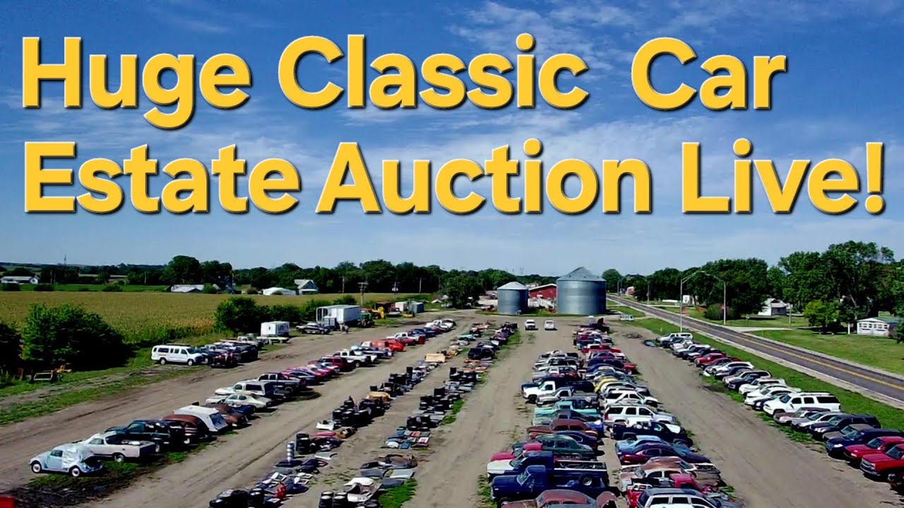 Huge Estate Car Auction. Vintage Cars Galore!