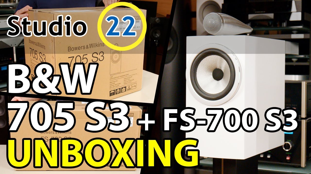 B&W 705 S3 + FS 700 S3 Unboxing