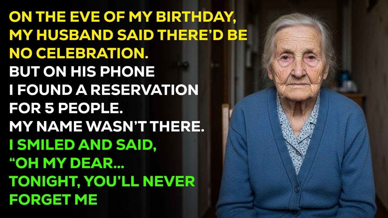My Husband Canceled My 65th Birthday — His Phone Revealed the Truth