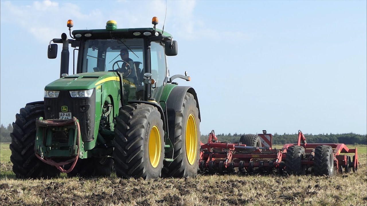 John Deere 8370R preparing seedbed w/ Horsch Joker 8RT Cultivator | Seeding 2020 | DK Agriculture