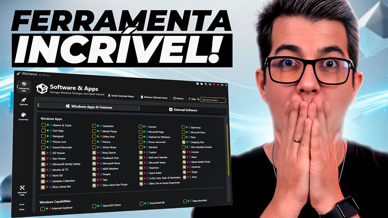 Deixe o Windows 11 SUPER RÁPIDO com o WINHANCE (Guia Completo)