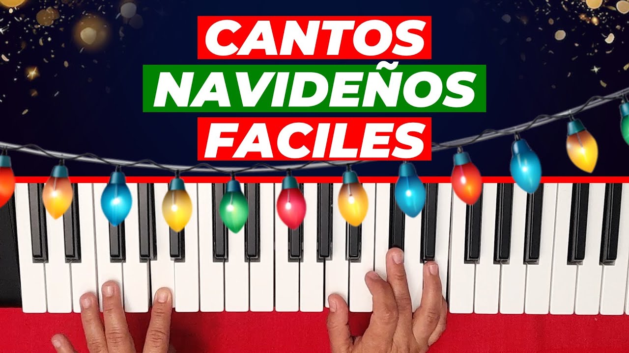 4 villancicos fáciles para piano