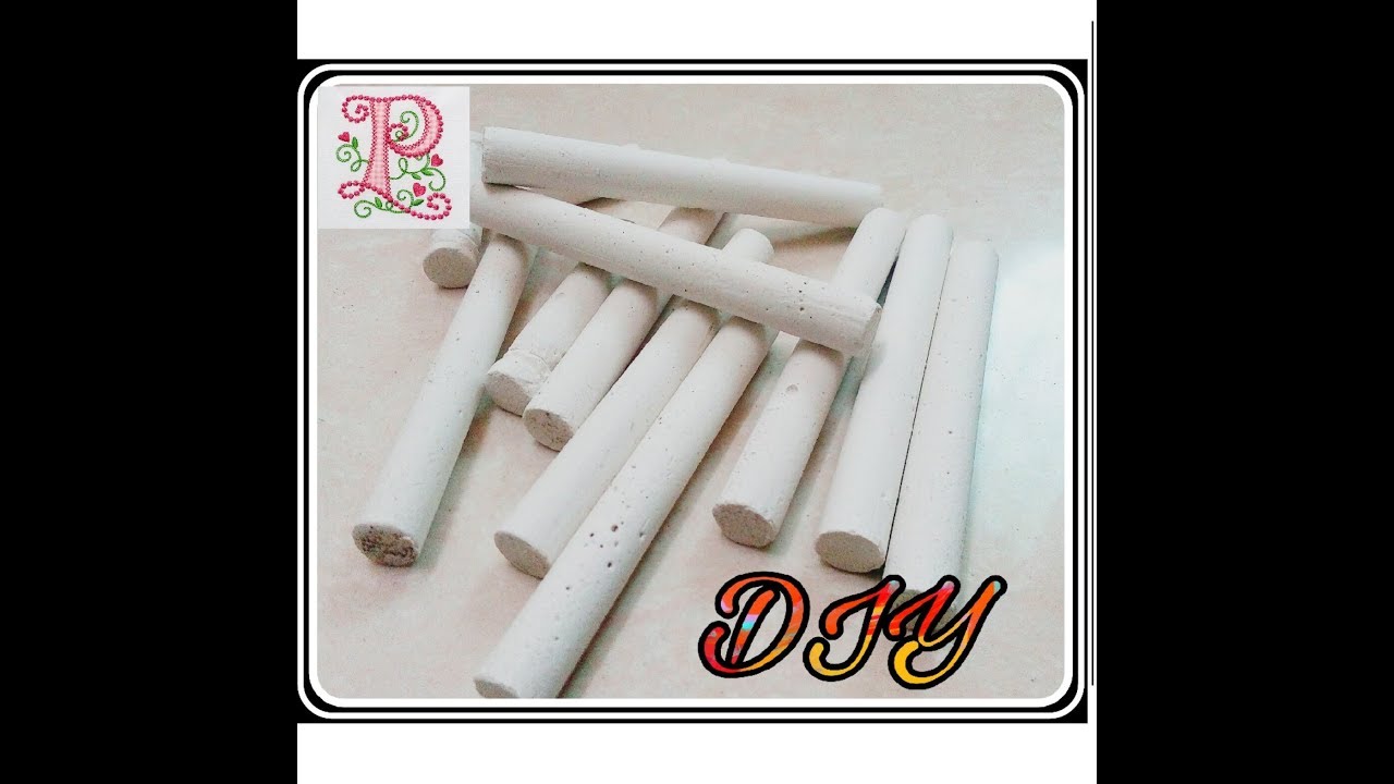 DIY : Craft ideas || Art with a Chalk piece || Chalk piece carving