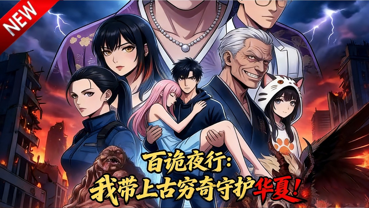 💥【新番上线】重生末世前夕，觉醒神魔系统，率神兽守护大夏，杀遍神魔！《百诡夜行？我带上古穷奇守护华夏！》全集Multi SUB #热血 #漫剧 #动漫魔女