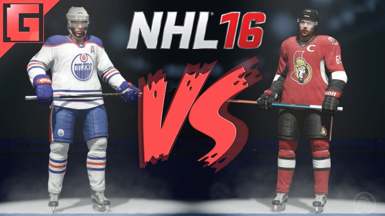 NHL 16 - Edmonton Oilers VS. Ottawa Senators - Full Match - Ps4 Gameplay