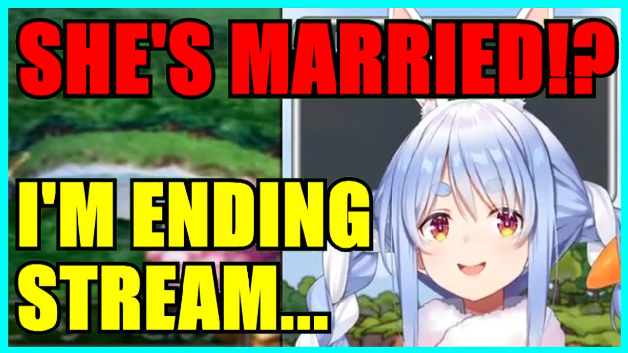 【Hololive】Pekora Wants to End the Stream After Finding Out Her Favorite Actress Got Married【Eng Sub】