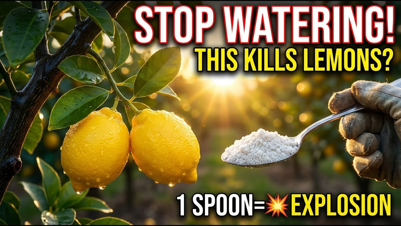 I Stopped Watering My Lemon Tree… The Week 4 Result Was INSANE